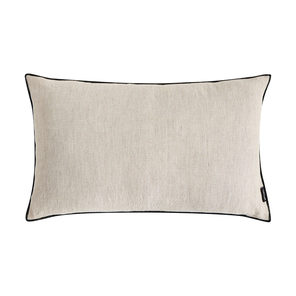 Coussin Brunelle - 100% Lin Lavé - Naturel
