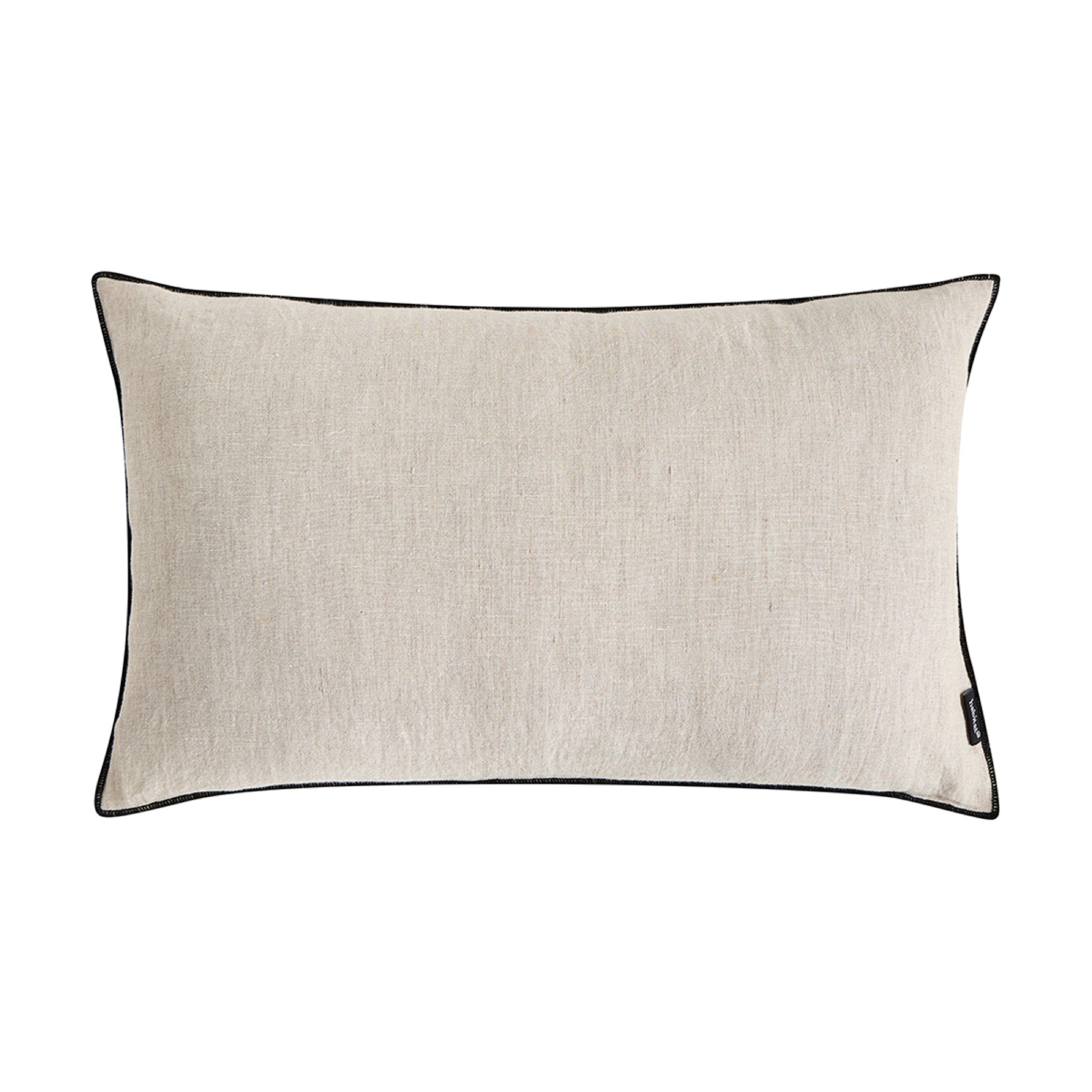 Coussin Brunelle - 100% Lin Lavé - Naturel