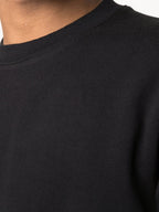 CP Company - Sweatshirt Col Rond Diagonal Raised Fleece – Noir
