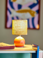 Valdis - Lampe À Poser - Rose Poudré - Grès