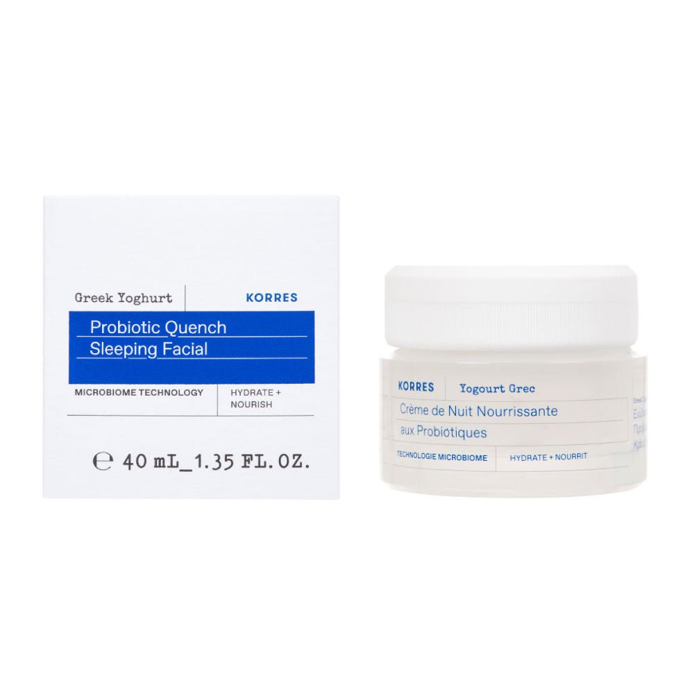 Crème De Nuit Nourrissante - Probiotiques & Yaourt Grec - 40ml - Korres - The Bradery