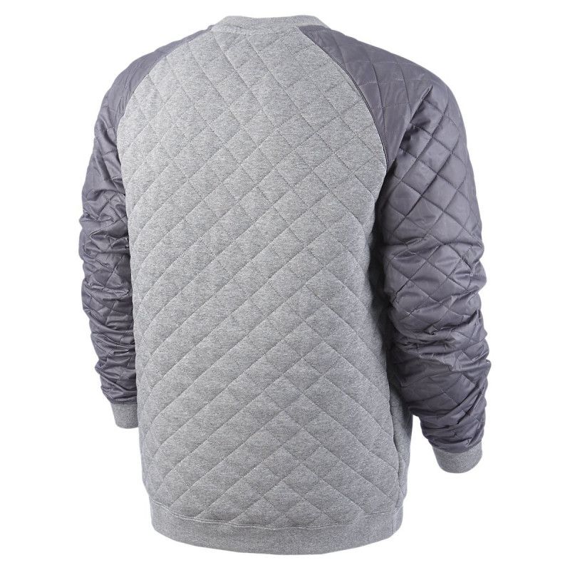 Crew-Winterized - Sweat Homme Textile - Gris SWEAT HOMME TEXTILE Nike