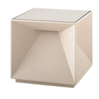 Cubox - Lampe De Chevet Sans Fil - Aluminium - Beige
