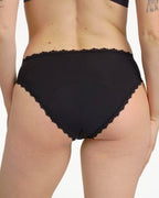 Culotte Menstruelle Noire En Dentelle