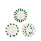 Linora - Assiette - Vert - Grès