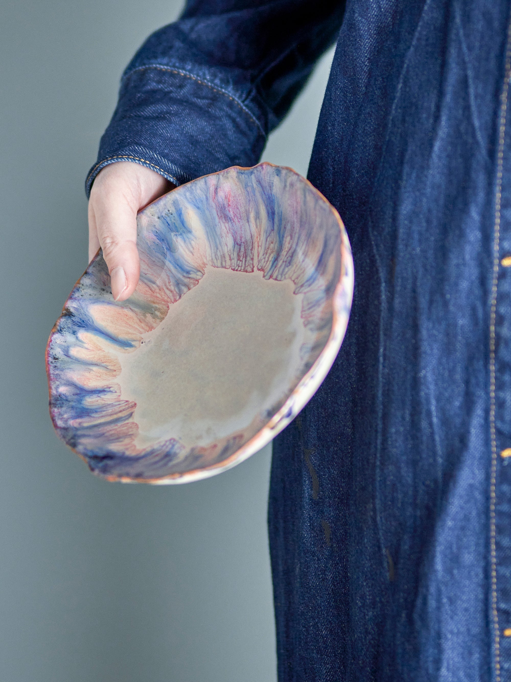 Amalia - Bol - Bleu - Grès