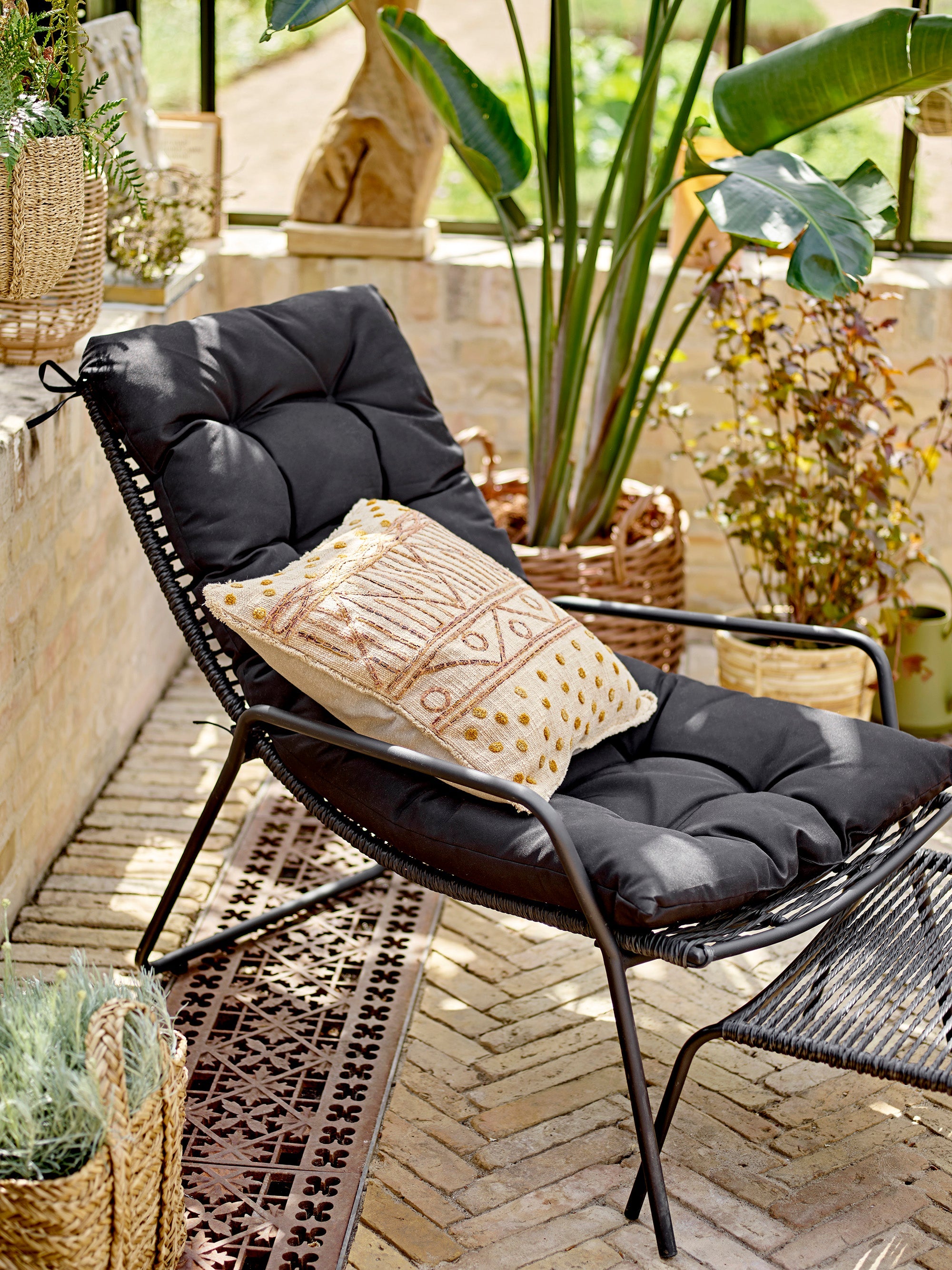 Taranto - Coussin - Naturel - Coton
