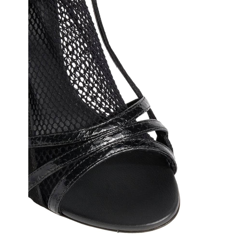 Dolce & Gabbana Fishnet Sandals - Black - Femme