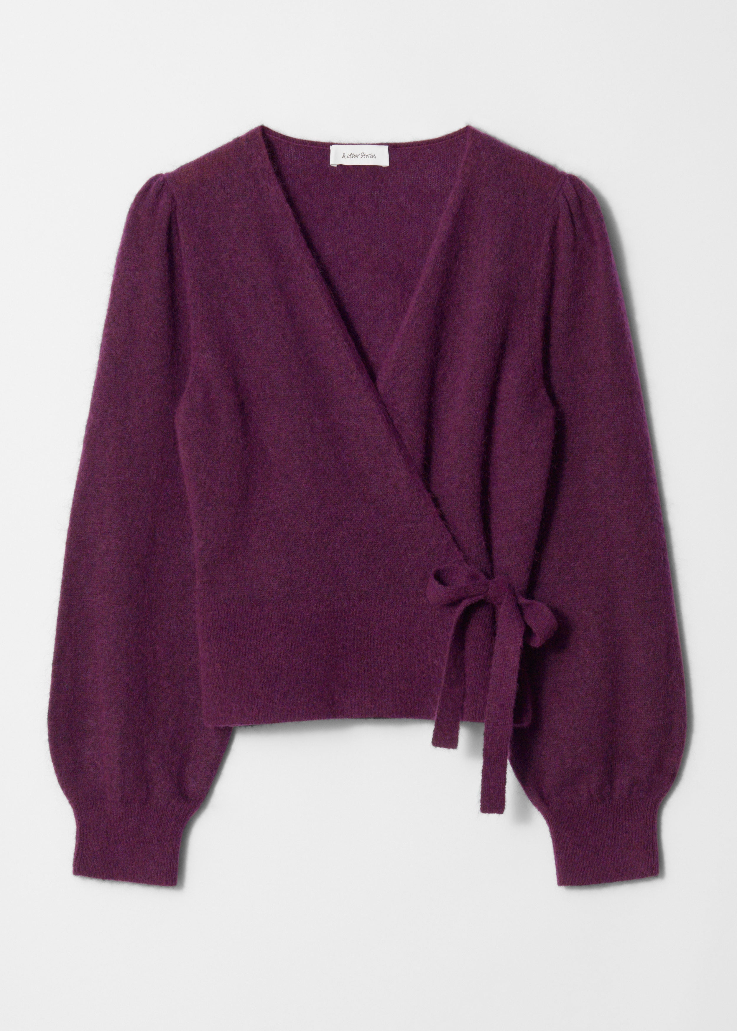 Gilet Cache-Cœur Giselle - Violet