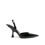 Escarpins The Attico Ester Leather Slingback - Black - Femme
