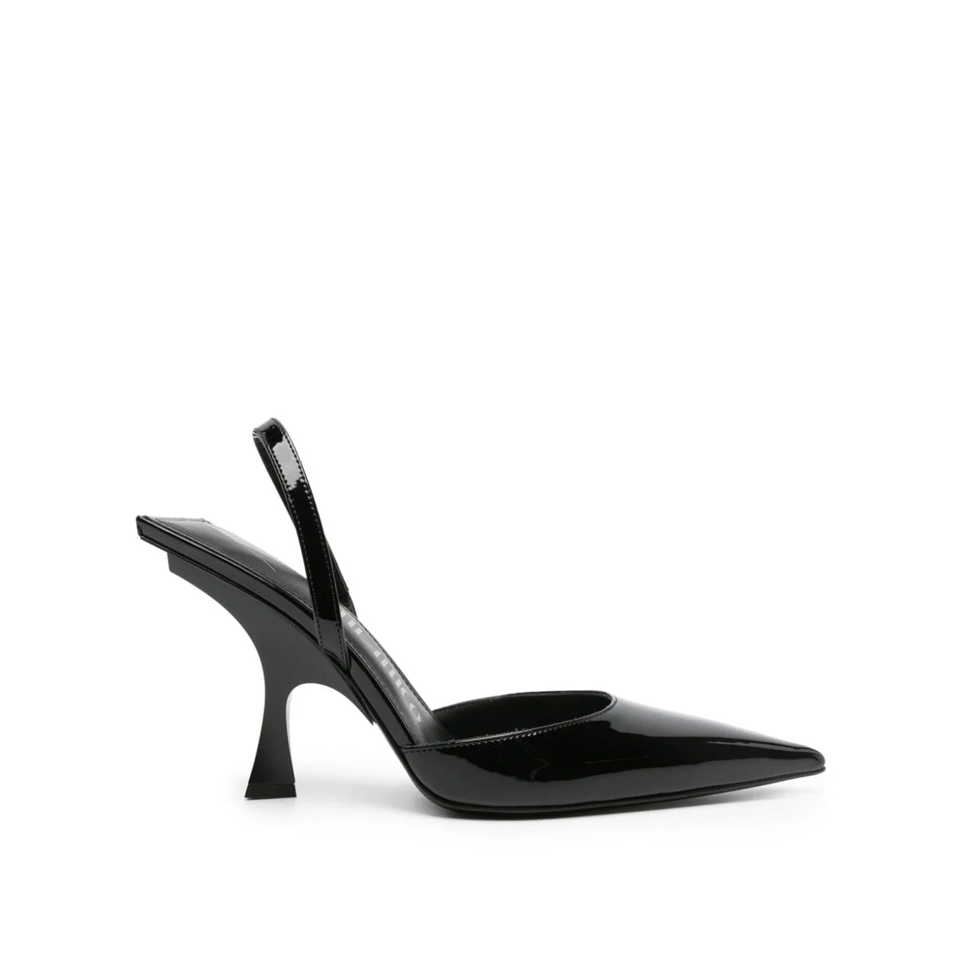 Escarpins The Attico Ester Leather Slingback - Black - Femme