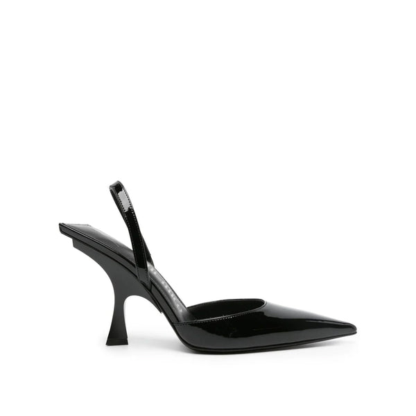 Escarpins The Attico Ester Leather Slingback - Black - Femme