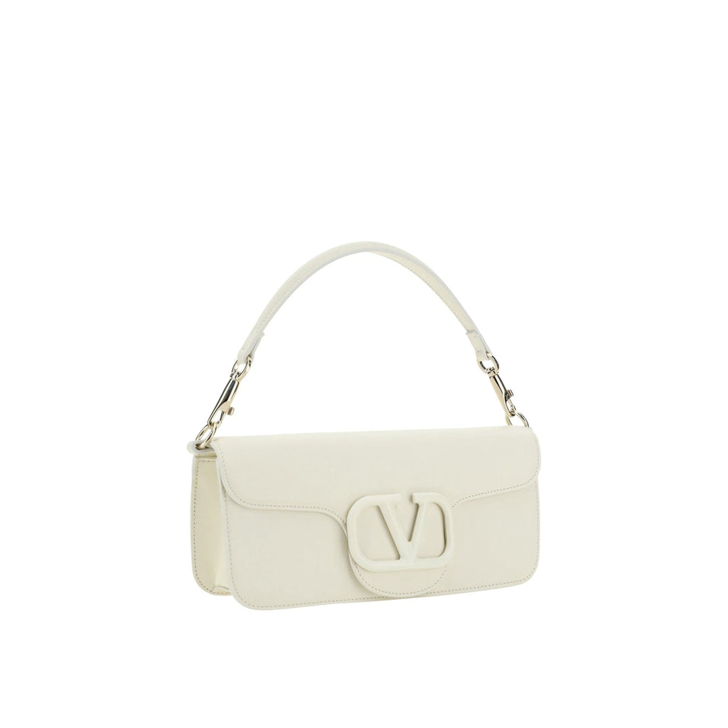 Valentino Garavani Locò Shoulder Bag - White - Femme