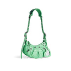 Balenciaga Le Cagole Xs Leather Shoulder Bag - Green - Femme