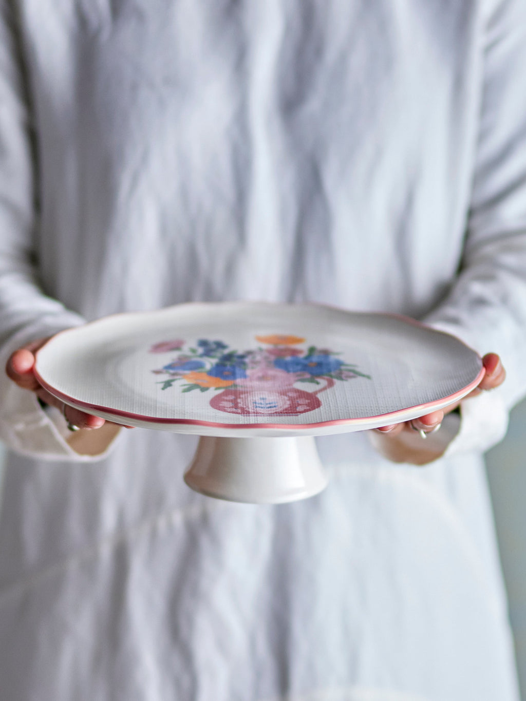 Dorothy - Plat À Gâteau - Multicolore - Grès