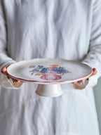 Dorothy - Plat À Gâteau - Multicolore - Grès
