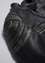 Veste En Cuir St Mariette - Noire