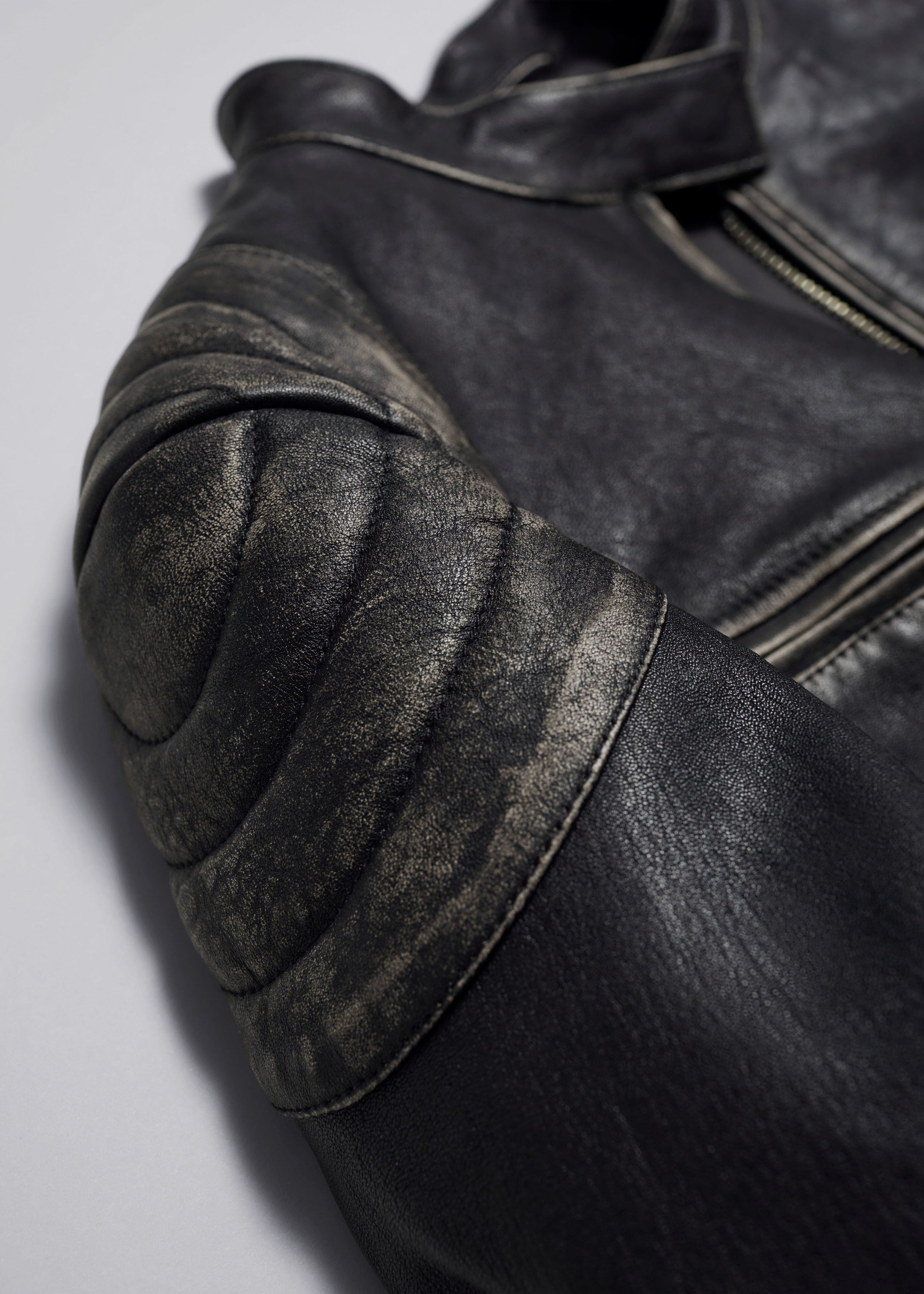 Veste En Cuir St Mariette - Noire