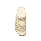 Sandales - Valentino Garavani Toile Iconographe Flat - Ivory