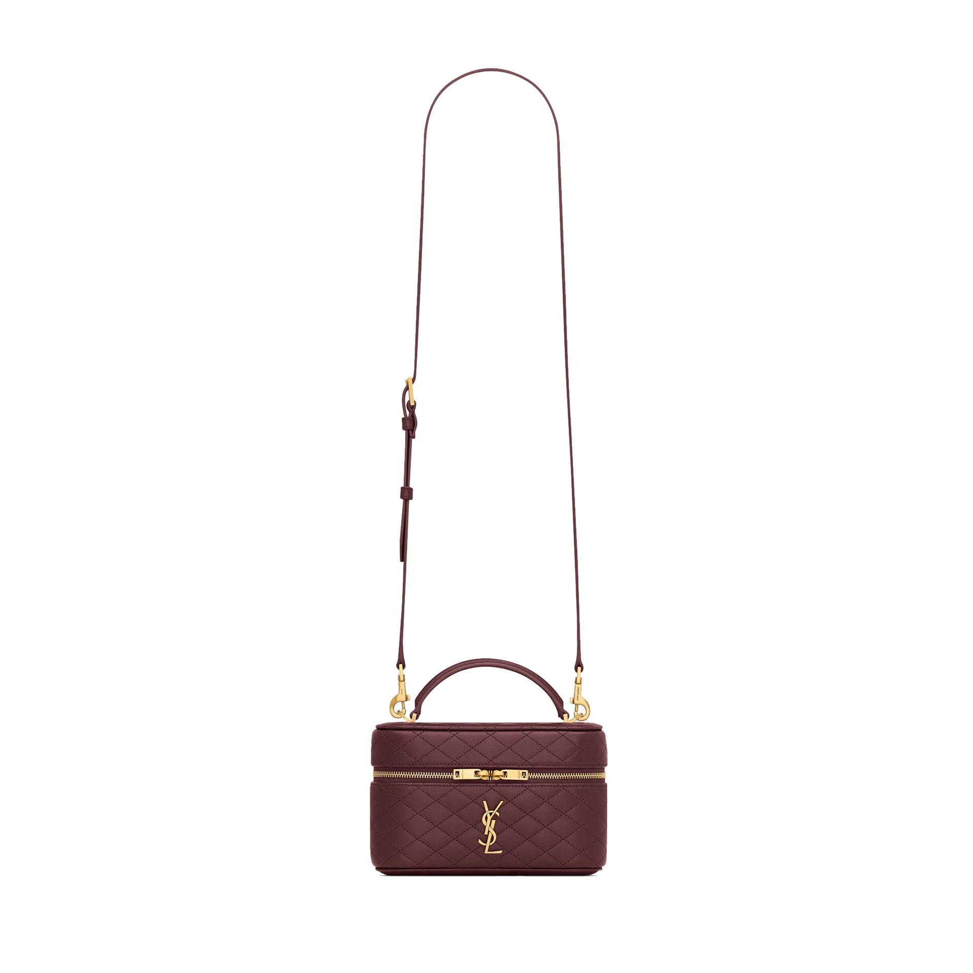 Saint Laurent - Sac Gaby Vanity - Femme - Bordeaux