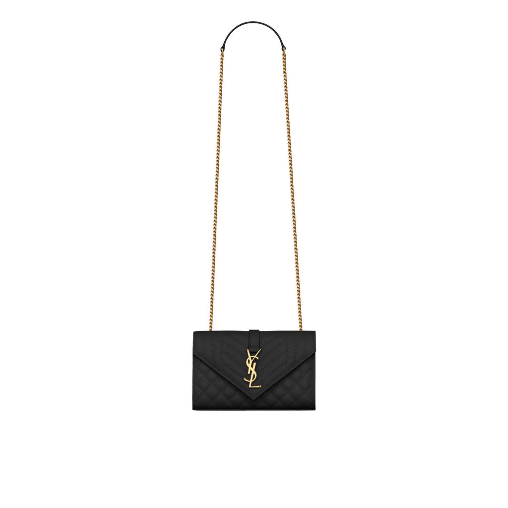 Saint Laurent - Sac Envelope Small - Femme - Black