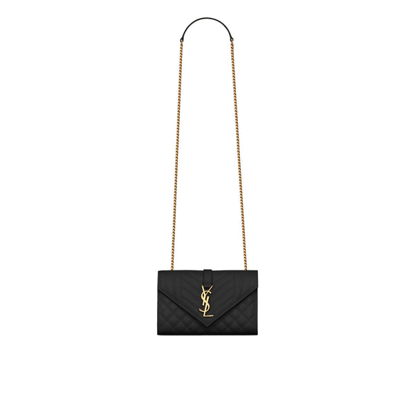 Saint Laurent - Sac Envelope Small - Femme - Black