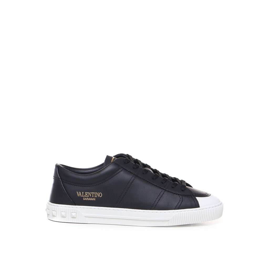 Baskets Valentino Garavani Leather - Black - Homme