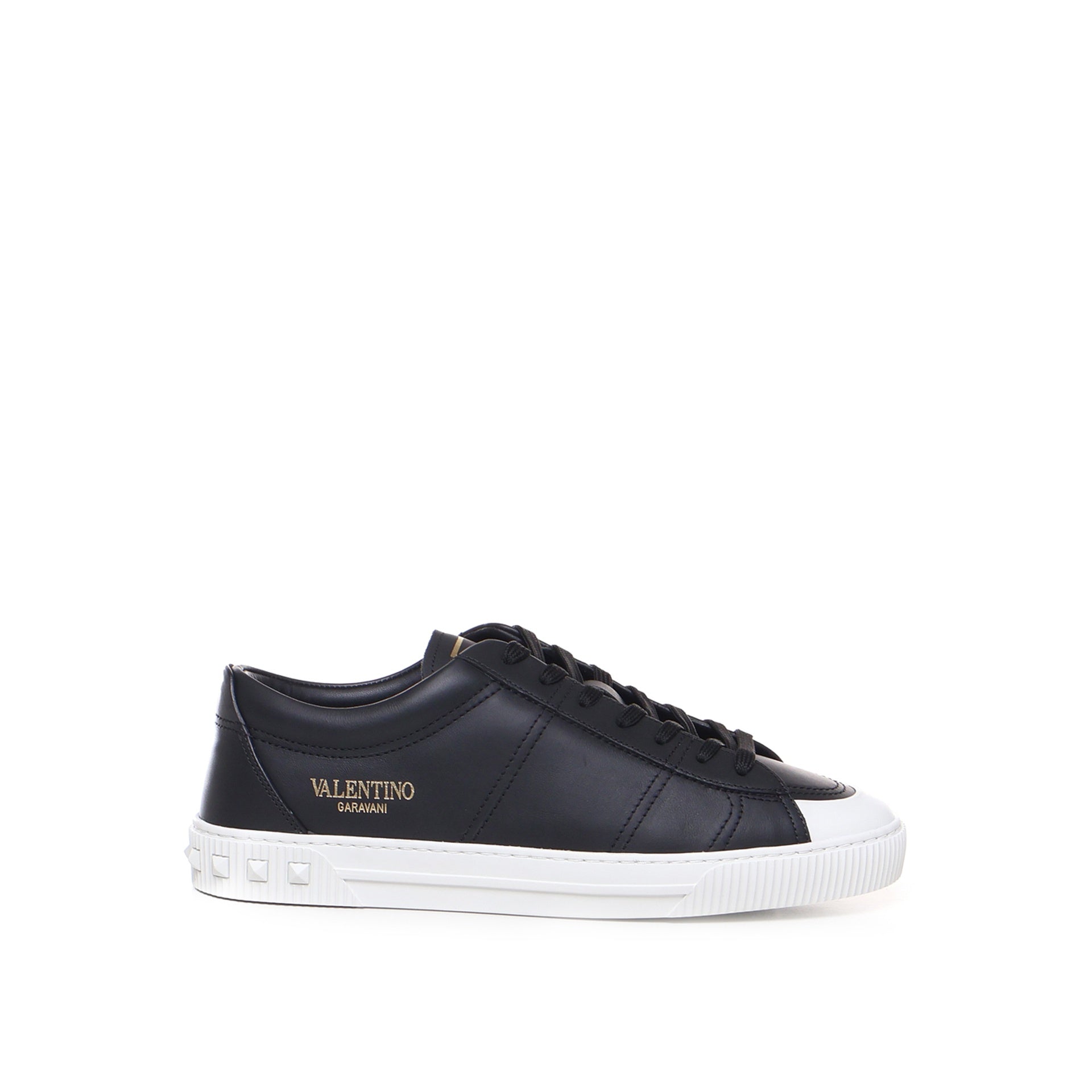 Baskets Valentino Garavani Leather - Black - Homme