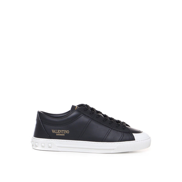 Baskets Valentino Garavani Leather - Black - Homme