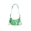 Balenciaga Le Cagole Xs Leather Shoulder Bag - Green - Femme