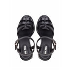 Miu Miu Caged-Toe Sandals - Black - Femme