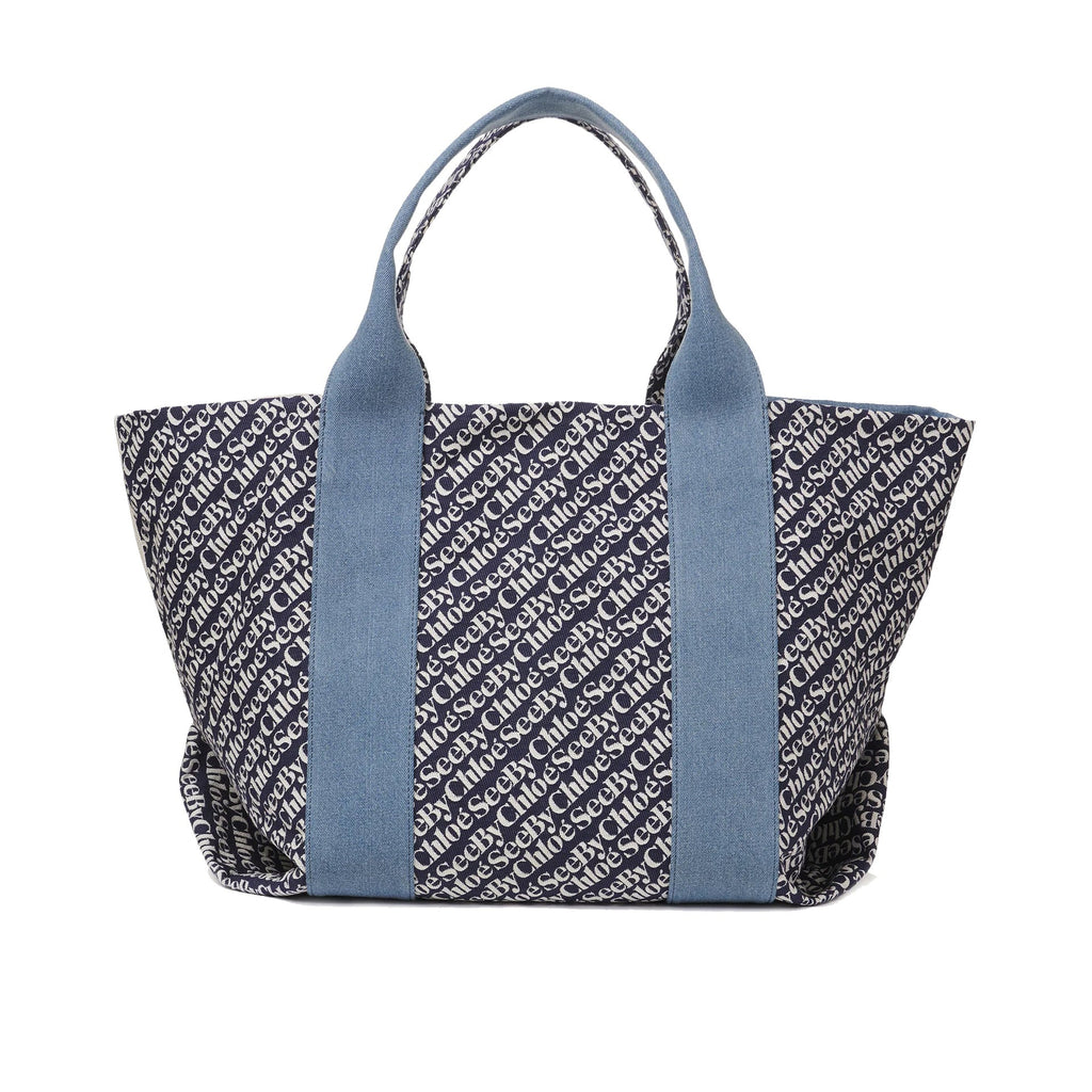 See By Chloé Letizia Tote Bag - Blue - Femme