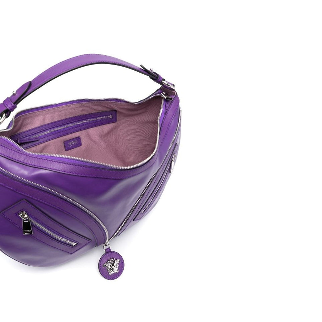 Versace La Medusa Shoulder Bag - Purple - Femme