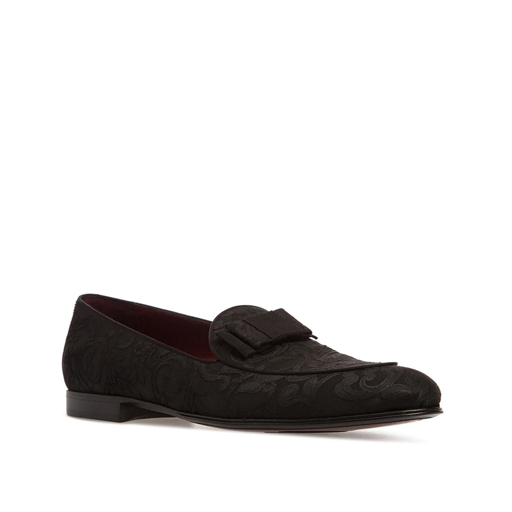 Mocassins - Dolce & Gabbana Baroque Jacquard - Black