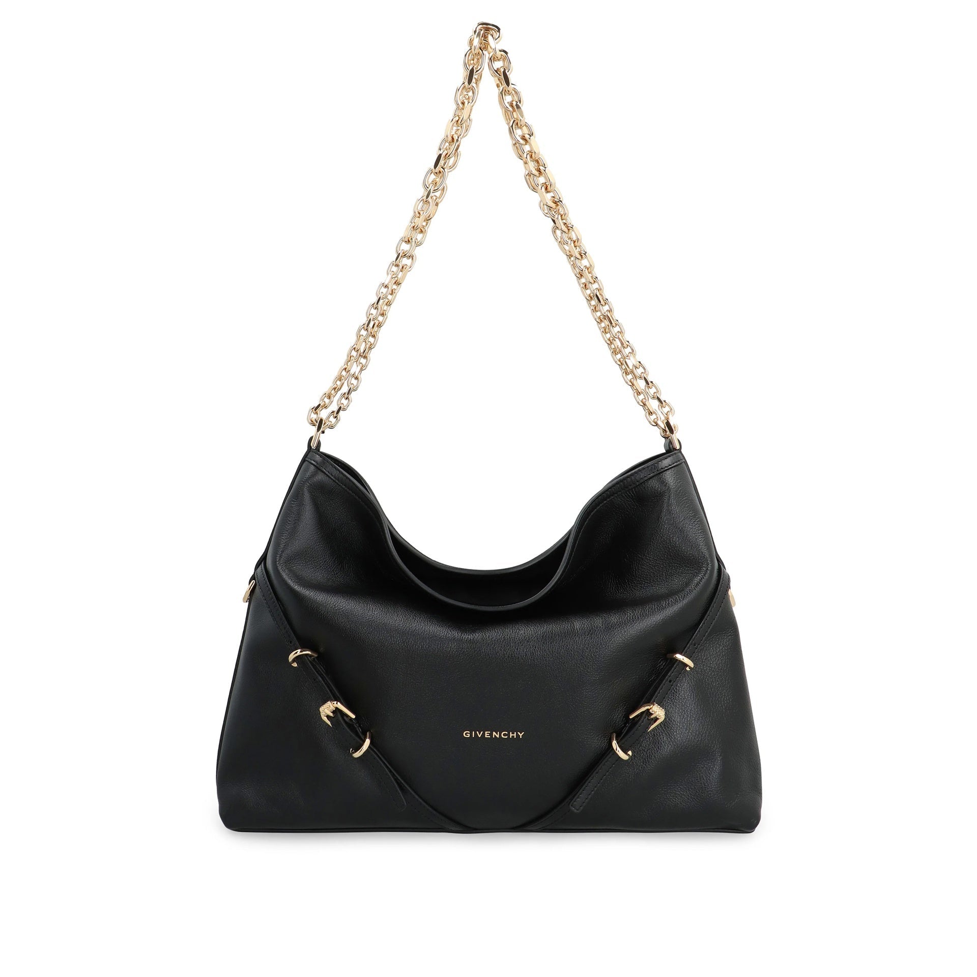 Givenchy - Sac Bandoulière Medium Voyou Chain - Femme - Black