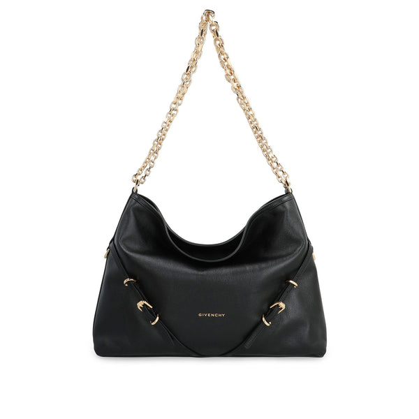 Givenchy - Sac Bandoulière Medium Voyou Chain - Femme - Black