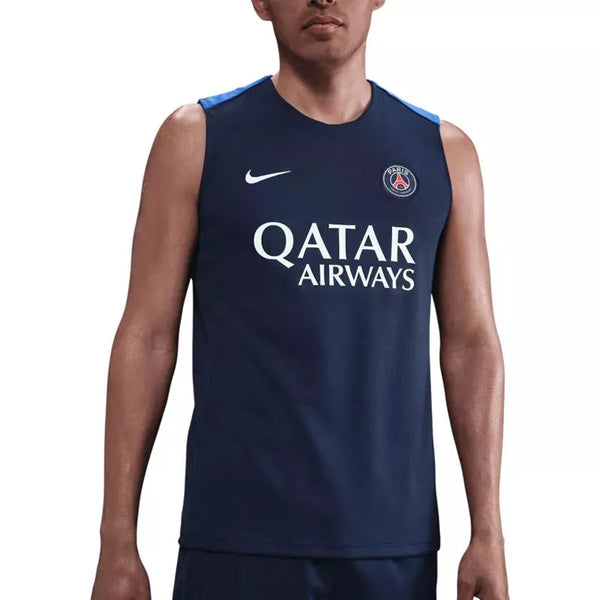 Débardeur Nike Psg Strike - Bleu Marine, Blanc.