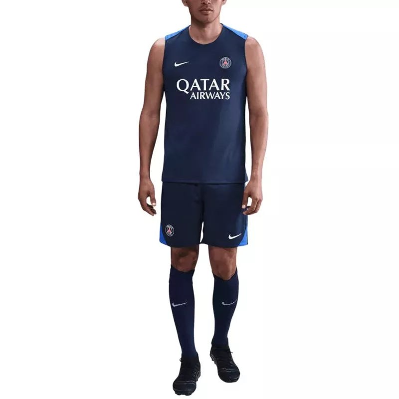 Débardeur Nike Psg Strike - Bleu Marine, Blanc.