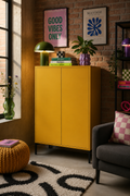 Meuble Organisateur Multiusages Verner "Yellow"