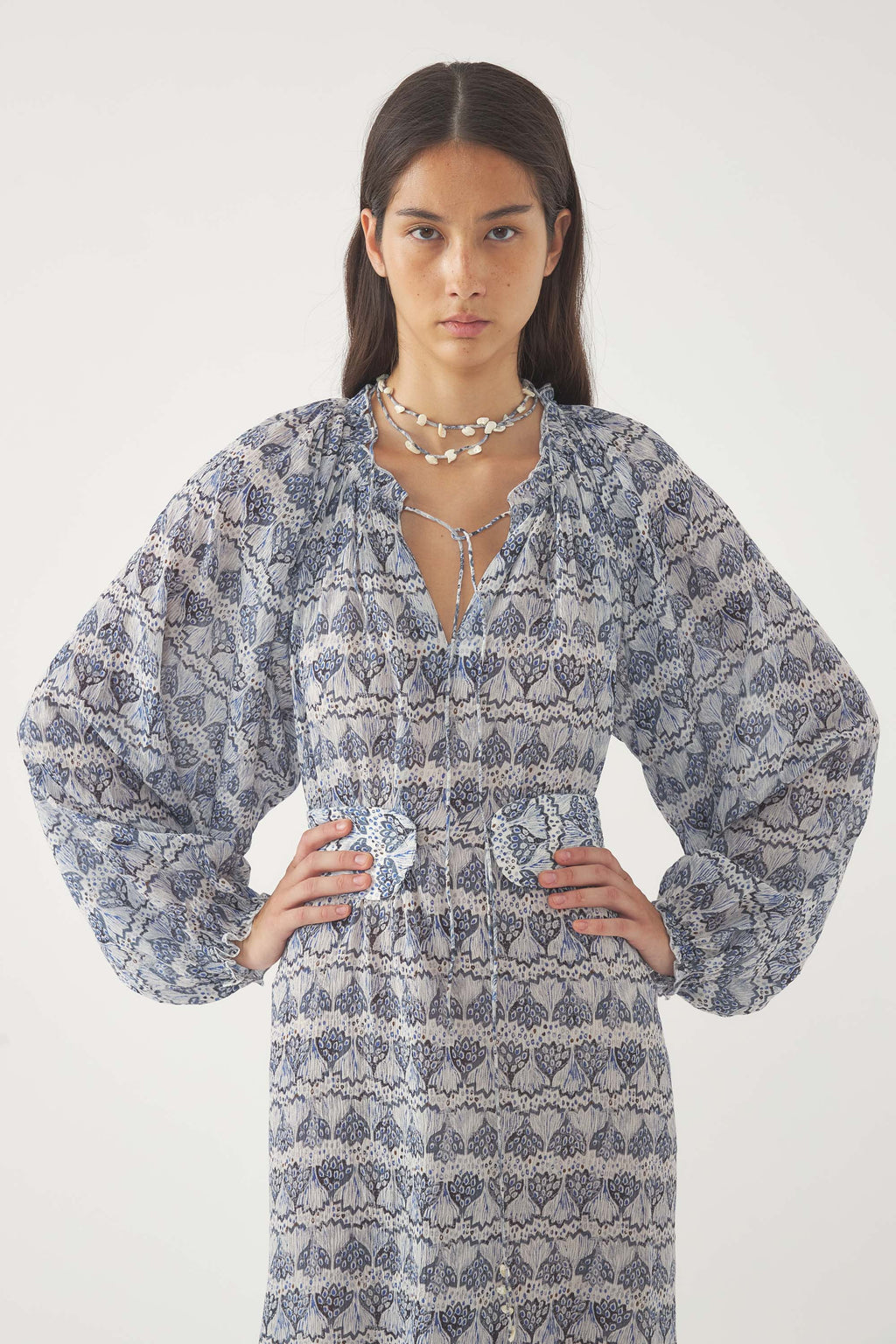 Robe Dalia - Bleu