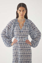 Robe Dalia - Bleu