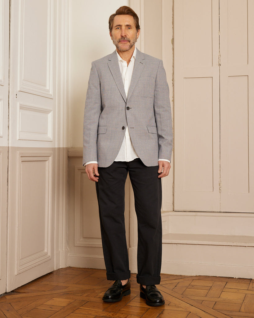 Blazer Damascios - Bleu/Ecru