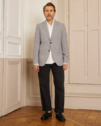 Blazer Damascios - Bleu/Ecru