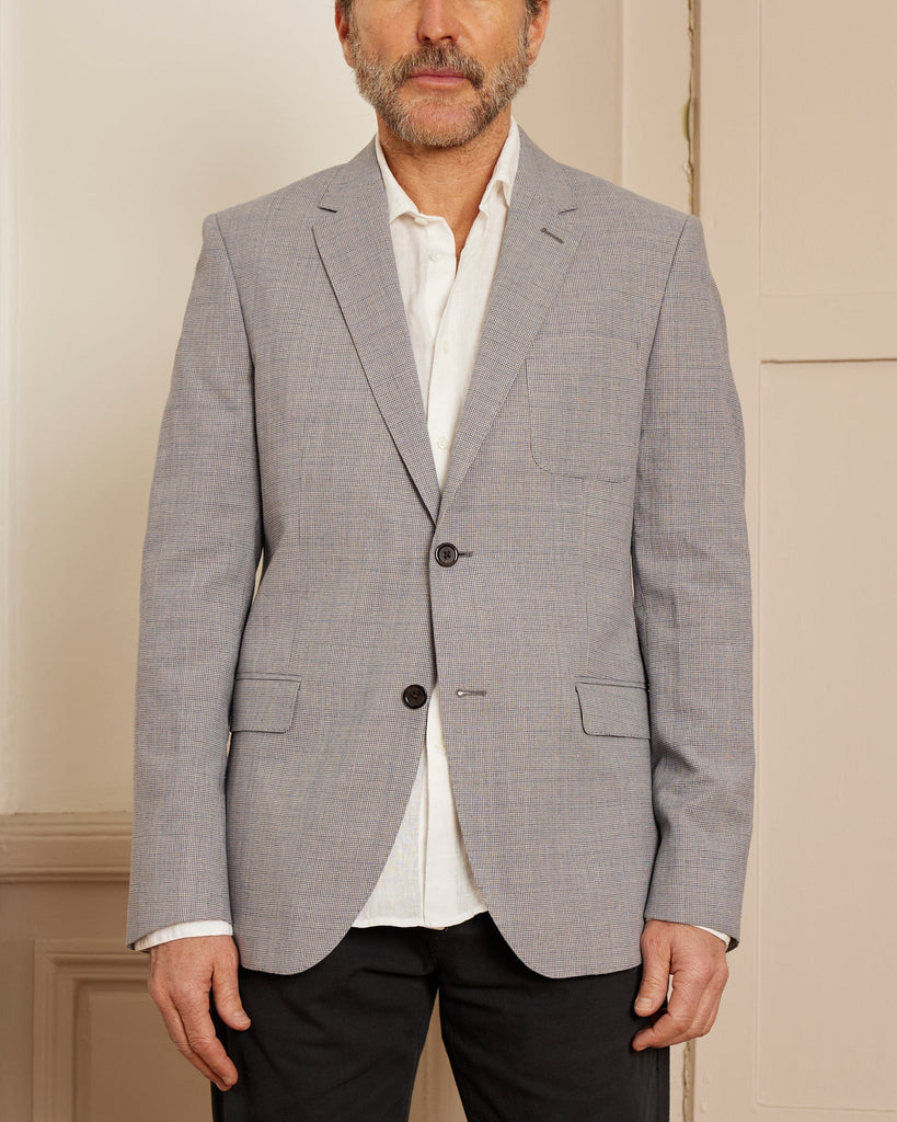 Blazer Damascios - Bleu/Ecru
