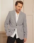 Blazer Damascios - Bleu/Ecru