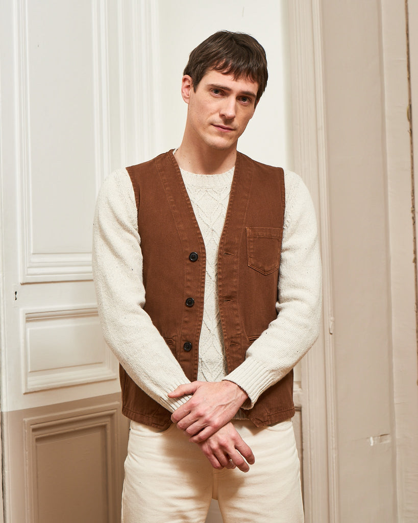 Gilet Daniel - Cuir