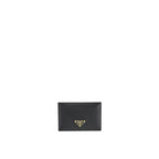Prada - Porte-Carte Leather - Femme - Black