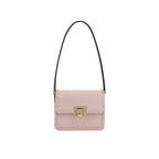 Valentino Garavani Rockstud Leather Shoulder Bag - Pink - Femme