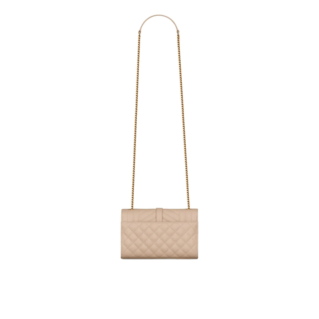 Saint Laurent - Sac Envelope Small - Femme - Beige