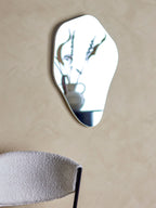 Aimie - Miroir Mural - Argenté - Verre